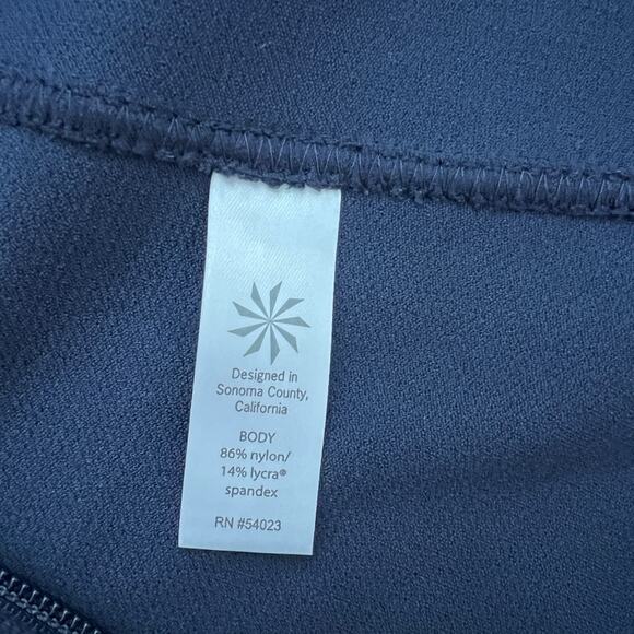 ATHLETA Womens SALUTATION JACKET Navy Blue Full Zip Size XXS - Picture 9 of 16